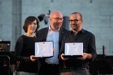 foto registi vincitori del premio assoluto 2012 ex aequo